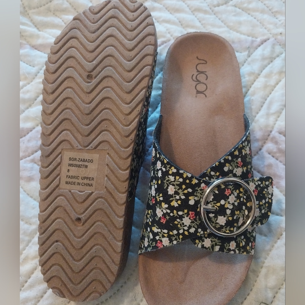 Floral sandals